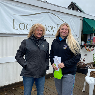Ashley is with dressage judge and mentor, Suzy Floyd