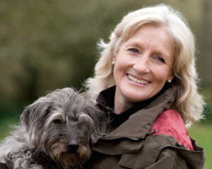 Lucinda Green with dog